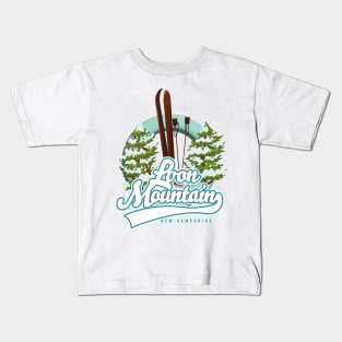 Loon Mountain New Hampshire ski logo Kids T-Shirt